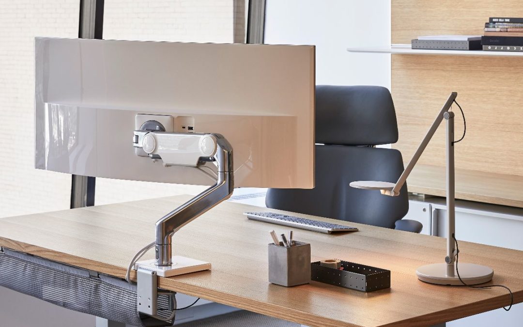 Office Design NYC Highlights: Humanscale’s M10 Heavy Duty and Triple Monitor Arm