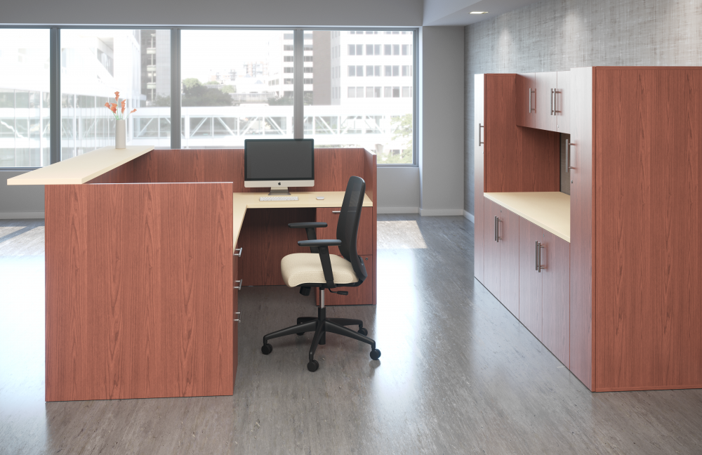 Office Design NYC Highlights: AIS Calibrate Reception Desk
