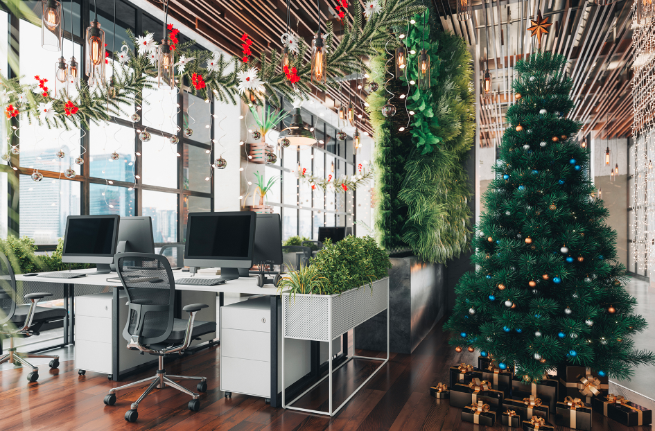 Unique Office Furniture Design NYC: Holiday Magic with Manhattan Office Design